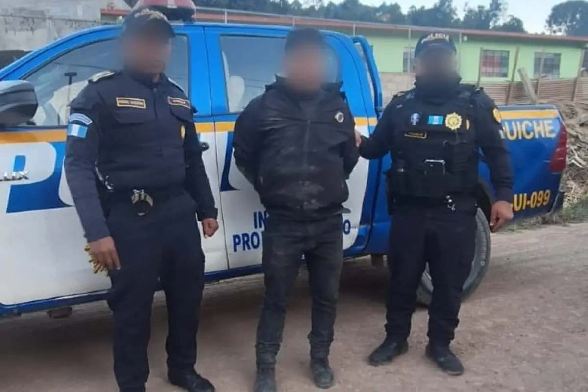 El sospechoso fue trasladado ante el juzgado respectivo., PNC