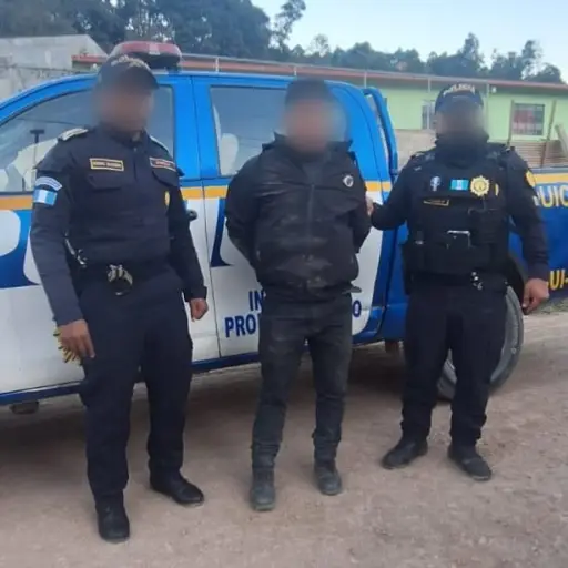 El sospechoso fue trasladado ante el juzgado respectivo. ,PNC