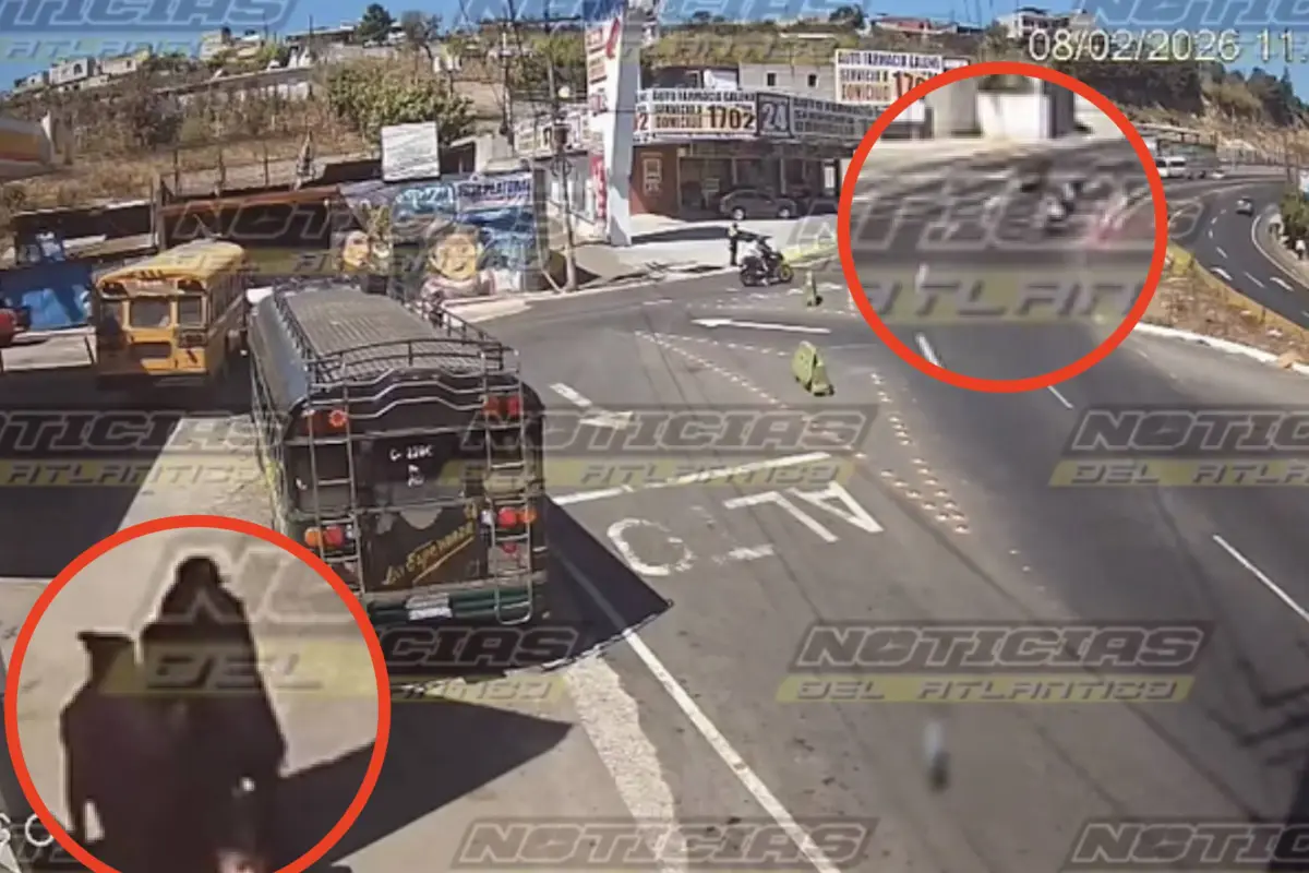 Un accidente de tránsito ocurrido este 8 de febrero en el kilómetro 42.5 de la ruta Interamericana., Captura de pantalla video de X.