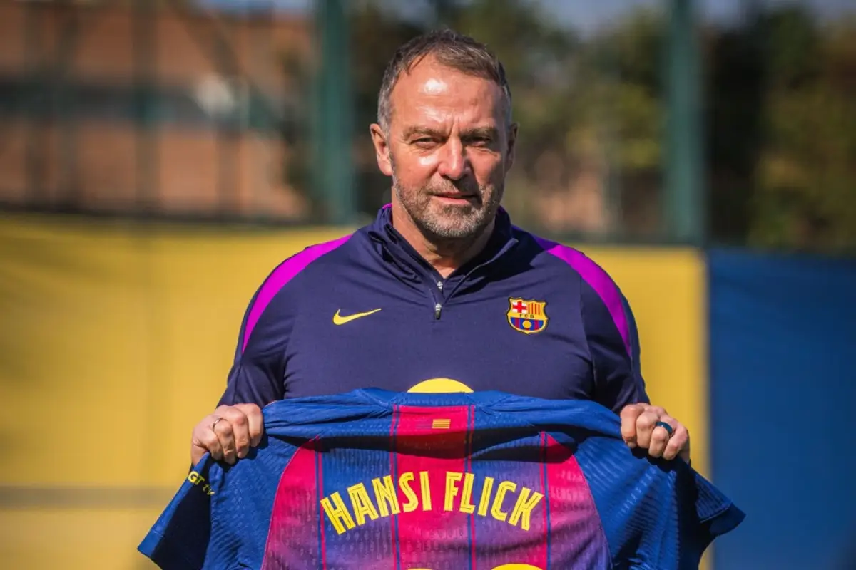 Hansi Flick cumplirá 100 partidos al frente del Barcelona 