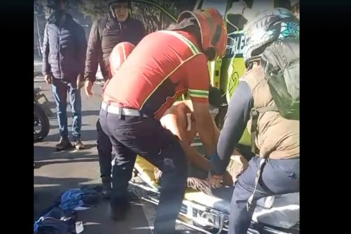 Un motorista resultó herido tras ser agredido por asaltantes en la zona 13., Juan Carlos Chanta/EU