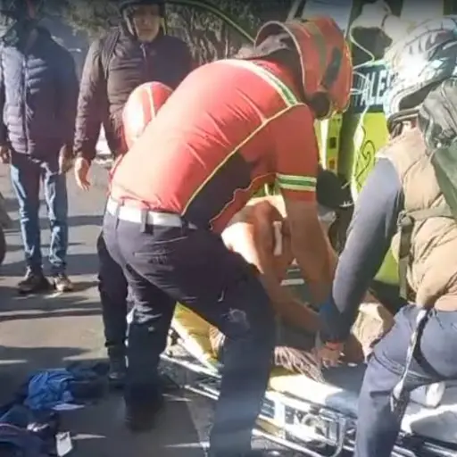 Un motorista resultó herido tras ser agredido por asaltantes en la zona 13. ,Juan Carlos Chanta/EU
