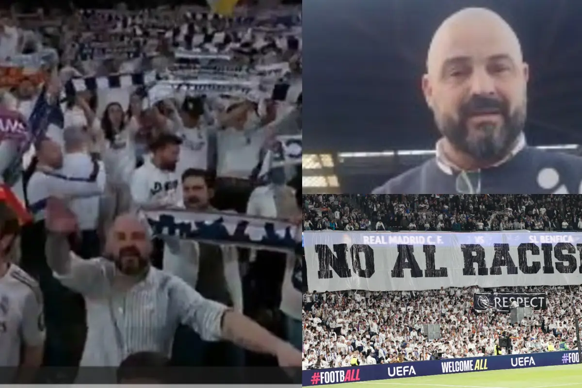 Aficionado de Real Madrid que hizo saludo nazi rompe el silencio