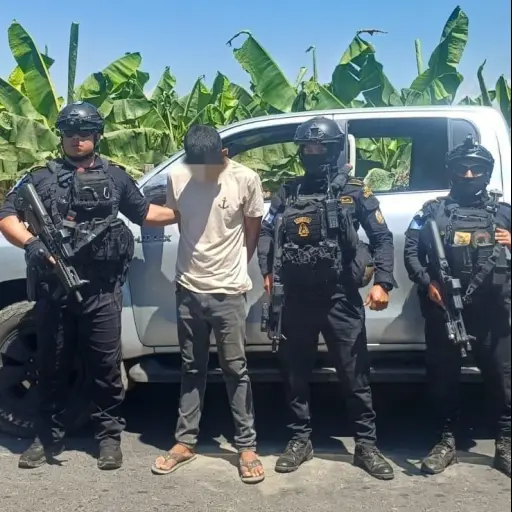 Audias Juncos Vásquez, presunto narcotraficante capturado con fines de extradición hacia EE. UU. ,PNC