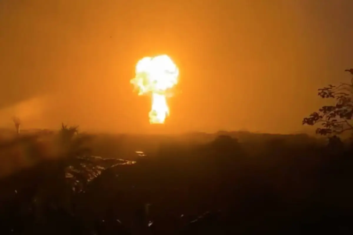 Volcán de lodo en San Juan de Urabá, en el departamento colombiano de Antioquia , Captura de pantalla