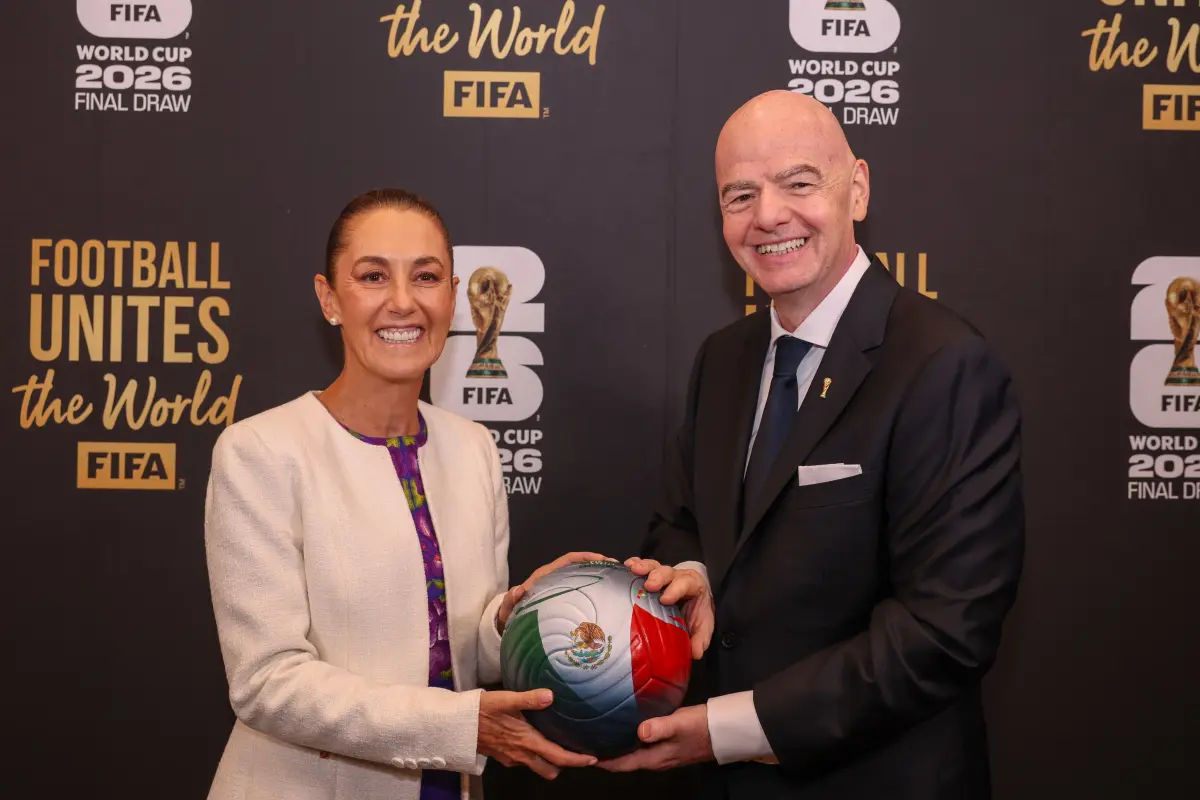 La presidenta de México, Claudia Sheinbaum, informó que el presidente de la FIFA, Gianni Infantino, habló con ella vía telefónica. 