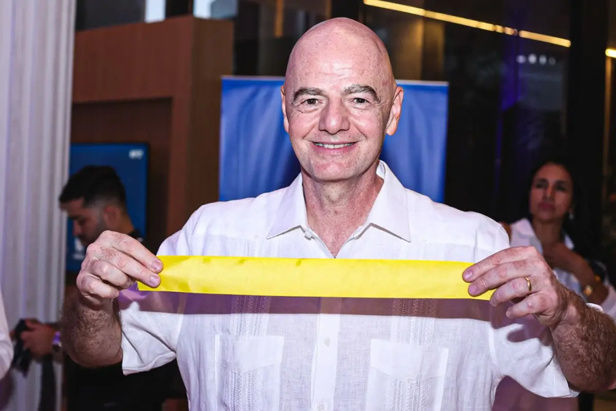 Gianni Infantino, presidente de la FIFA, en un evento en Colombia - Selección de Colombia