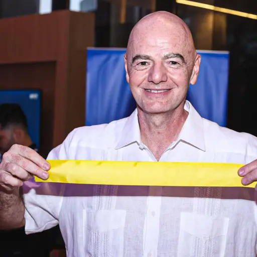 Gianni Infantino, presidente de la FIFA, en un evento en Colombia - Selección de Colombia