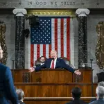 Trump en su discurso sobre el Estado de la Unión ,EFE