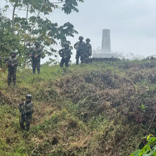 Patrullajes de personal del Ejército de Guatemala en la frontera con México. ,Ministerio de la Defensa