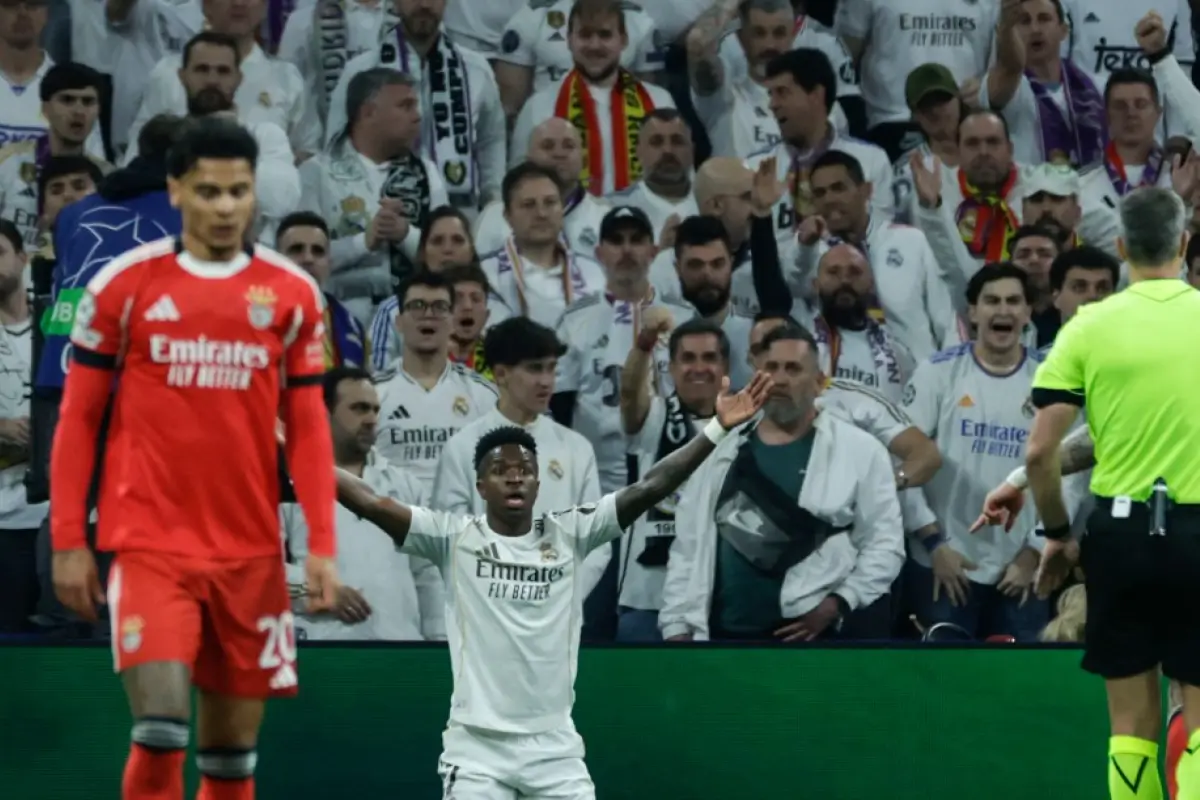 Vinícius marcó el gol del triunfo de este miércoles ante Benfica 