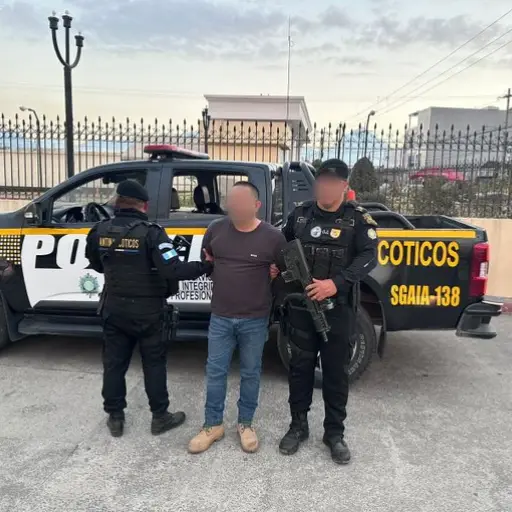 El extraditable fue sorprendido en el departamento de Quetzaltenango. ,PNC de Guatemala.