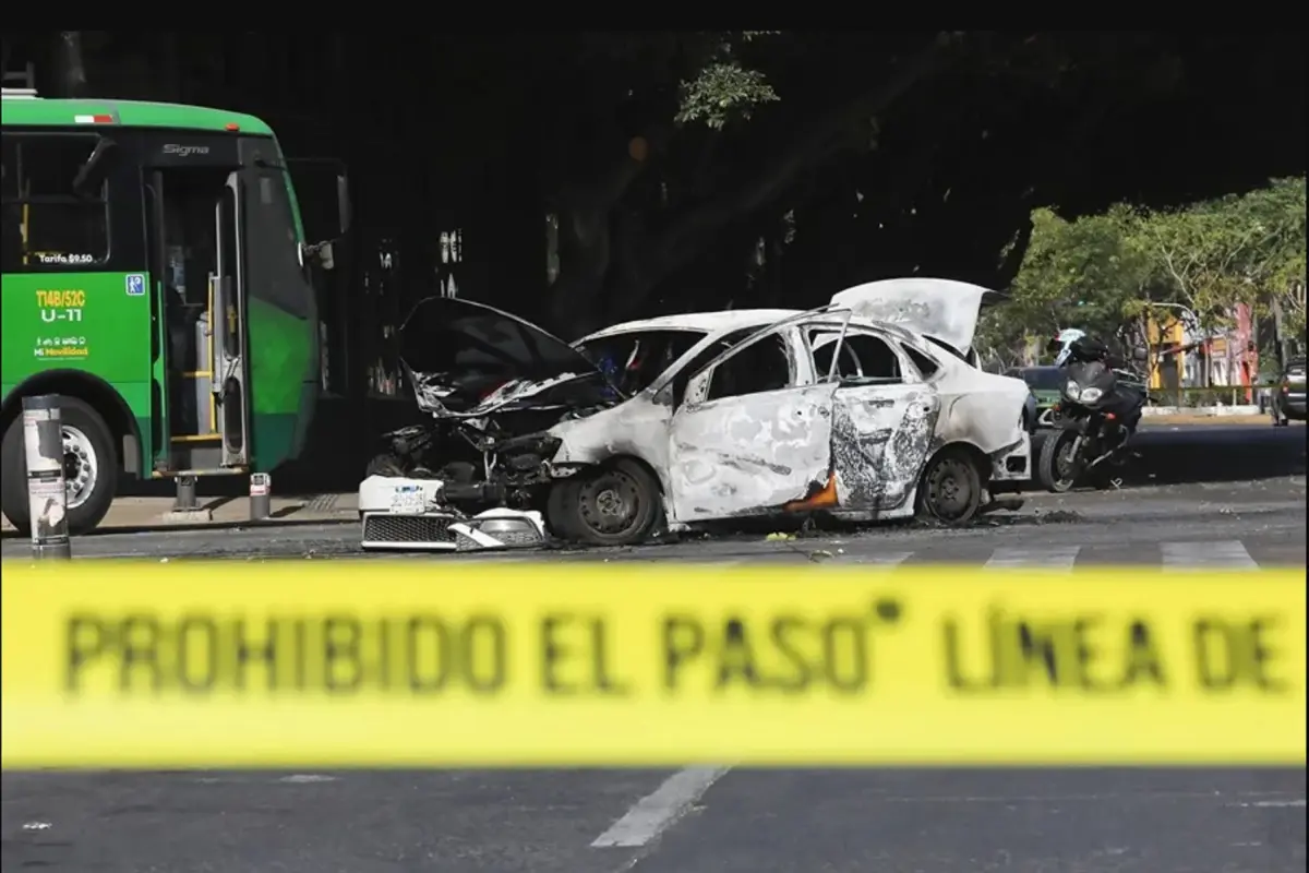 En México se registraron disturbios en varios lugares, luego que dieran de baja al líder del Cartel Jalisco Nueva Generación, conocido como "El Mencho"., EFE