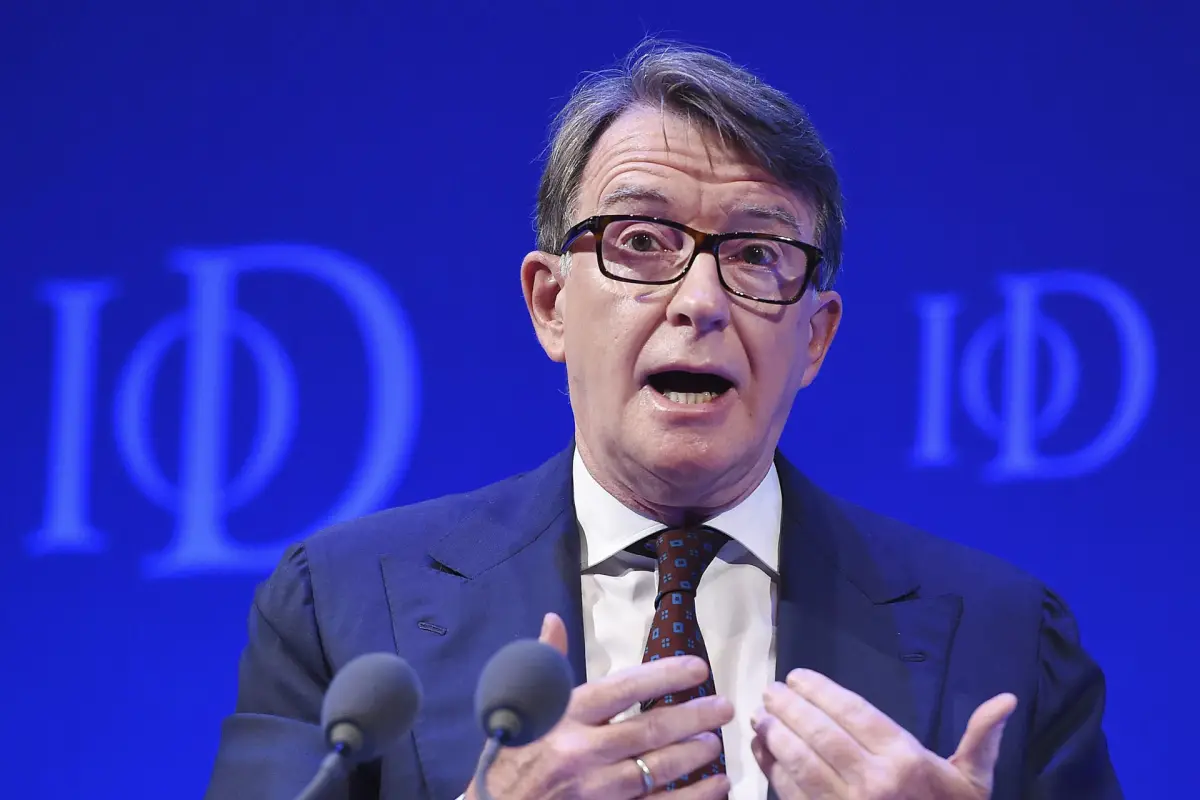 Peter Mandelson, exministro británico, EFE
