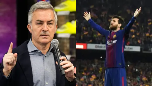 Víctor Font quiere nombrar a Leo Messi presidente de honor