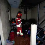 El incendio ocurrió en la 6a. calle 2-30 de la zona 7 de Mixco. ,Bomberos Municipales. 