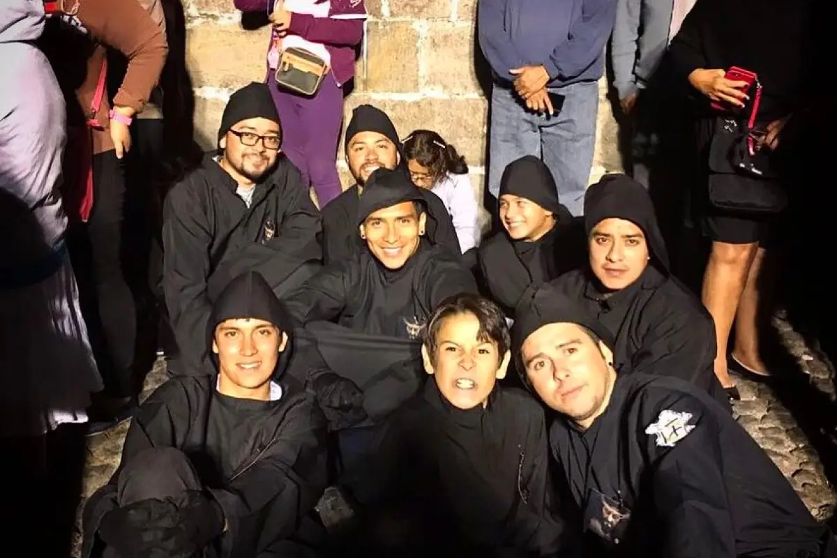 Rafael "El Cucurucho" Morales en una procesión hace algunos años - instagram @rafamorales14