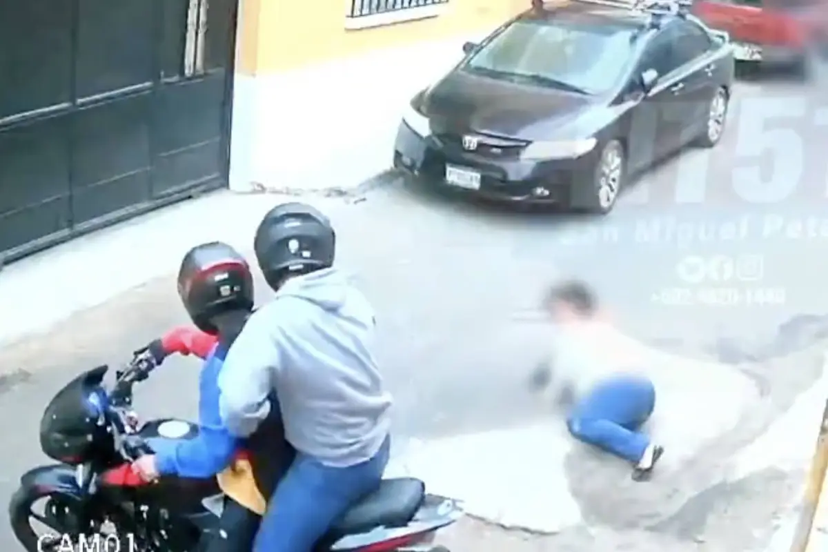Asalto en la zona 12., Captura de pantalla video de X.