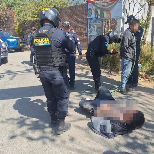Dos individuos fueron detenidos tras el enfrentamiento en Chimaltenango. ,PNC