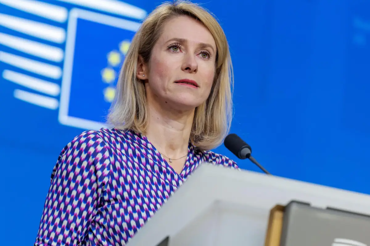 Kaja Kallas, alta representante de la UE para Asuntos Exteriores y Seguridad, EFE