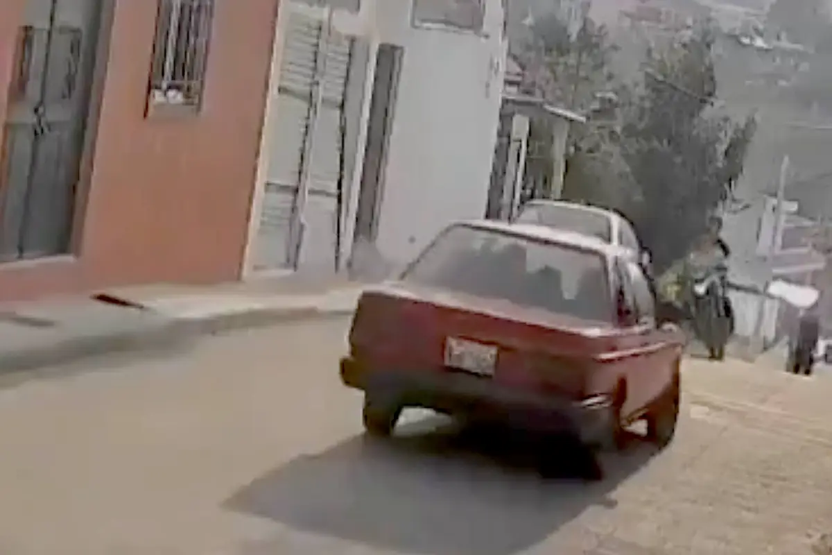 Accidente en San José Pinula. , Captura de pantalla video de X.