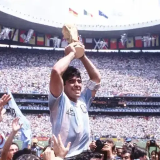 Diego Maradona se consagró campeón del Mundial México 1986 