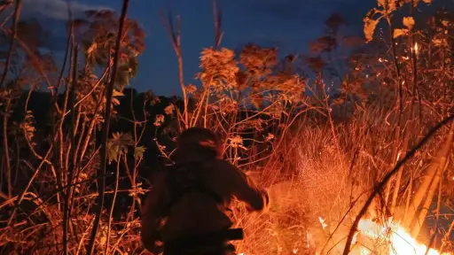 El incendio más reciente fue reportado en Villa Canales por Conred. ,Conred.