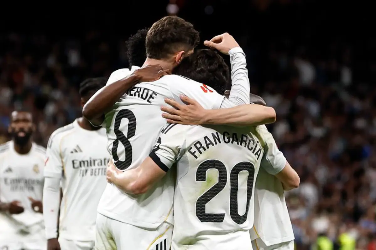 Real Madrid cerró el partido con siete canteranos