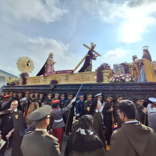Jesús Nazareno de la Misericordia realizará un recorrido de más de 14 horas en el Cuarto Domingo de Cuaresma. ,Alex Meoño 