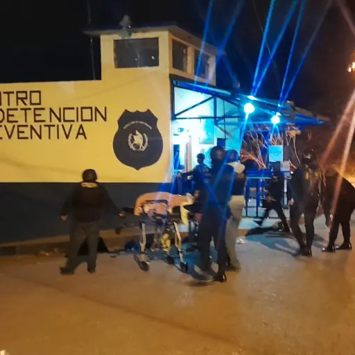 La PNC confirmó el traslado del pandillero recapturado este domingo. ,PNC de Guatemala.