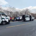 El accidente afectó a por lo menos 10 personas que tuvieron que ser hospitalizadas. ,Bomberos Municipales Departamentales. 