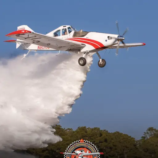 Los aviones que se comprarán tienen capacidad para cargar 710 litros de agua, según el fabricante. ,Thrush Aircraft