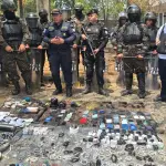 Los ilícitos fueron embalados para adherirlos a los distintos casos penales que se siguen contra los privados de libertad. ,PNC de Guatemala.