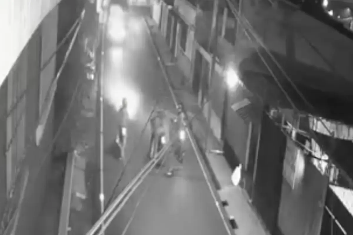 Roban moto en zona 5 de Villa Nueva. , Captura de pantalla video de X.