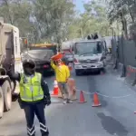 Cierre en la subida de Villa Lobos por trabajos. ,PMT de Villa Nueva