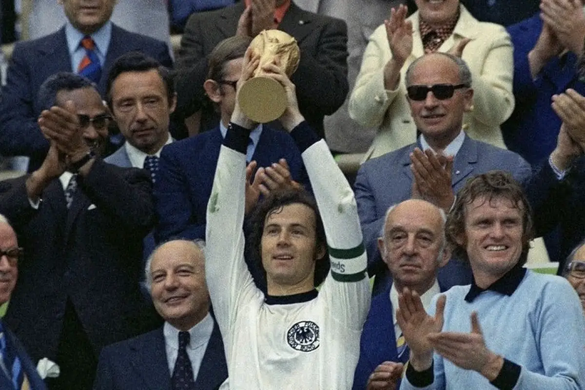 Franz Beckenbauer, campeón mundial en 1974 