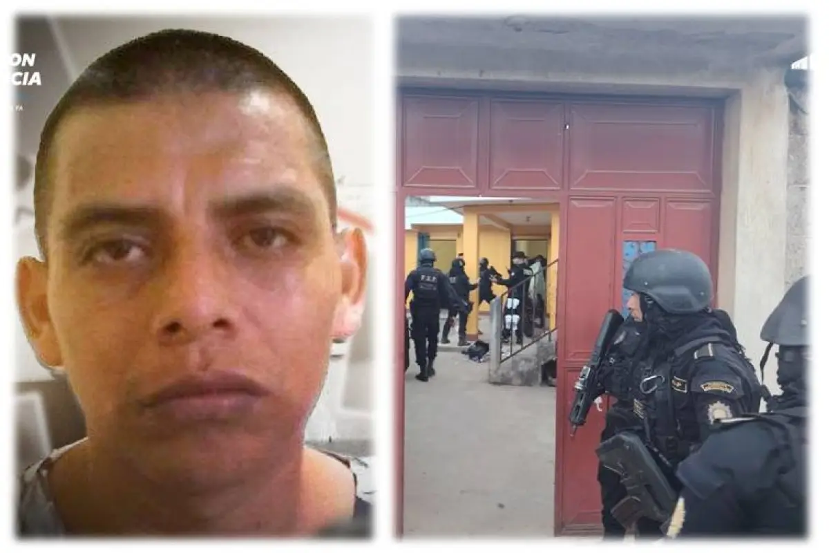 José Carmelo Sinay Ortiz, alias "Inquieto”, reo fugado de Fraijanes II., PNC