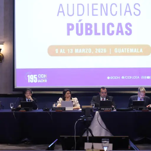 Comisión Interamericana de Derechos Humanos (CIDH) desarrolla su 195 período de sesiones en la Ciudad de Guatemala. ,EFE
