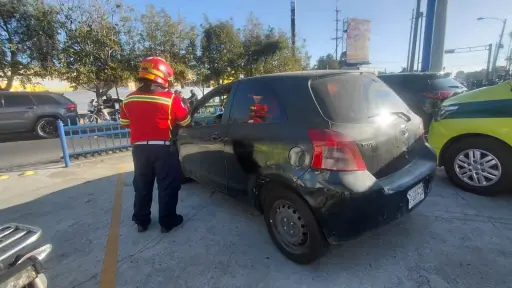 El hecho ocurrió en un sector de la zonas 12 capitalina. ,Bomberos Municipales