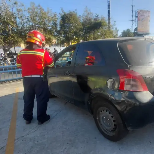 El hecho ocurrió en un sector de la zonas 12 capitalina. ,Bomberos Municipales