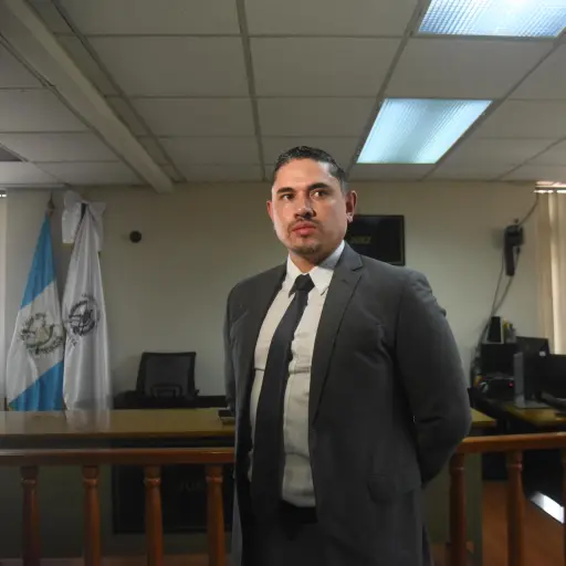 El exviceministro de Gobernación, Carlos García Rubio, durante la audiencia donde se resolvió que enfrentará juicio.  ,Omar Solís