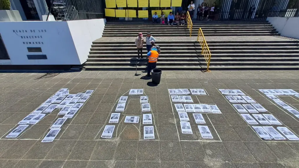 Organizaciones sociales protestan contra candidatos a fiscal general que tienen señalamientos. ,Omar Solís/Emisoras Unidas
