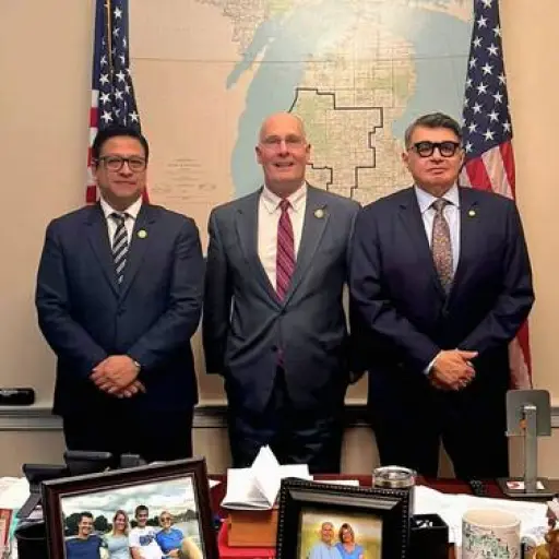 Reunión del comisionado contra corrupción de Guatemala, Julio Flores, con funcionarios de Estados Unidos. ,Gobierno de Guatemala