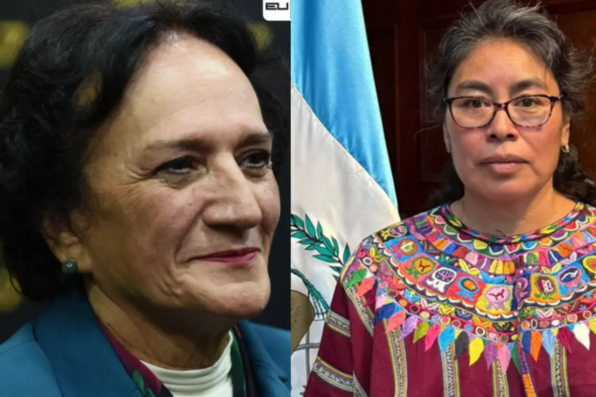 Magistrada titular de la Corte de Constitucionalidad, Anabella Morfín y magistrada suplente, María Magdalena Jocholá., Captura de pantalla