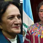 Magistrada titular de la Corte de Constitucionalidad, Anabella Morfín y magistrada suplente, María Magdalena Jocholá. ,Captura de pantalla