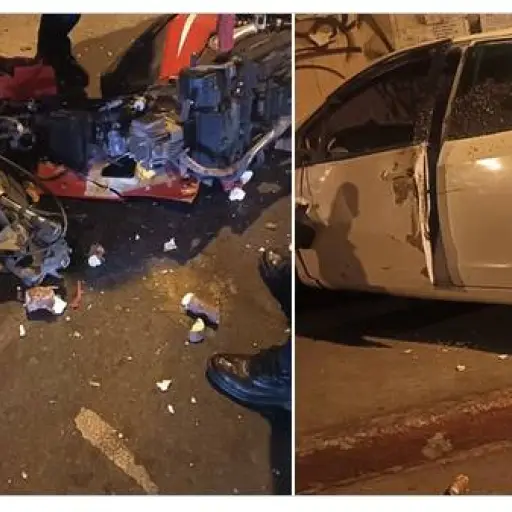 Colisión vehicular en la zona 1. ,PMT capitalina/Montejo