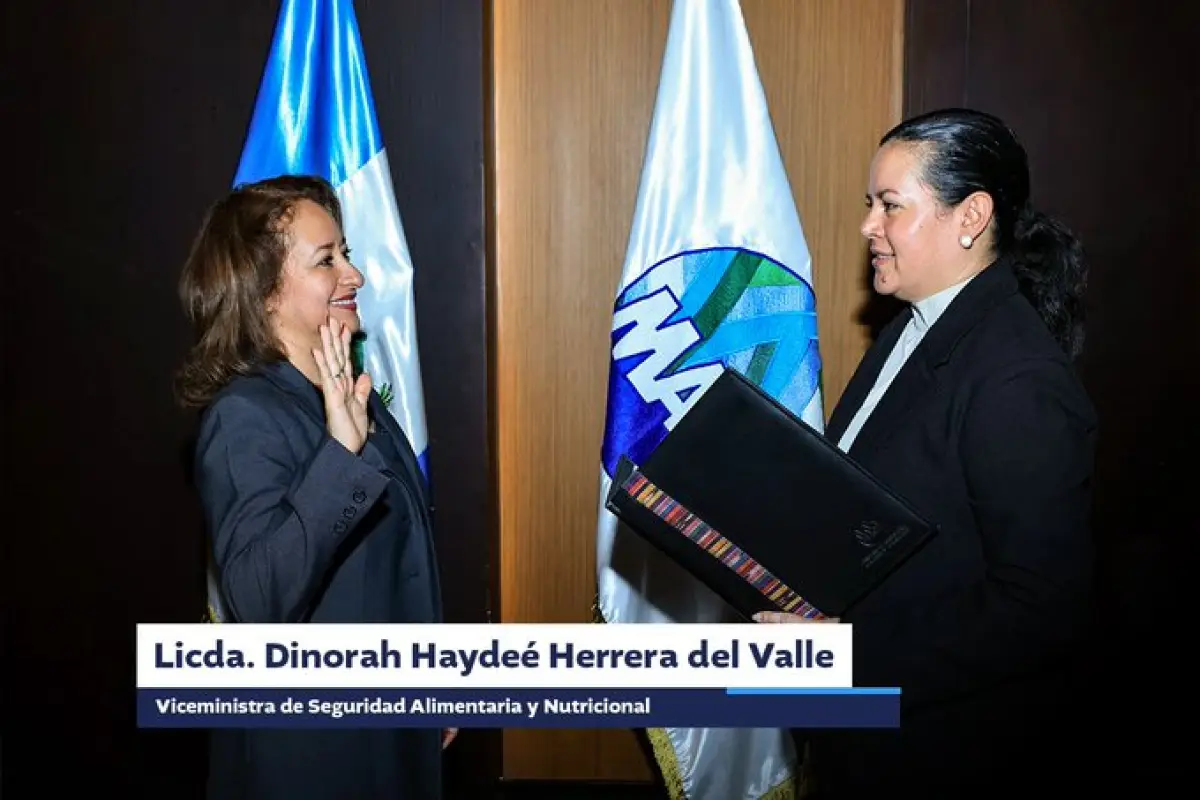 Dinorah Herrera, viceministra de Seguridad Alimentaria., MAGA