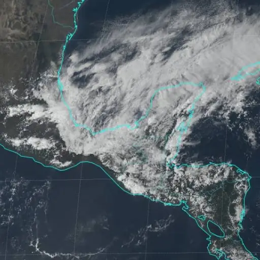 Las autoridades mantienen la vigilancia meteorológica sobre las condiciones atmosféricas por los efectos del frente frío número 14. ,Insivumeh