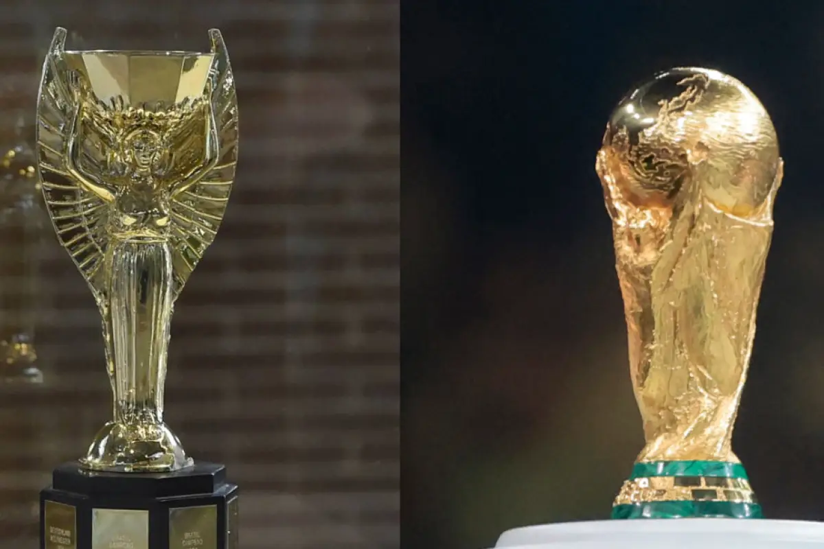 Los dos trofeos que han recibido los campeones del mundo - FIFA