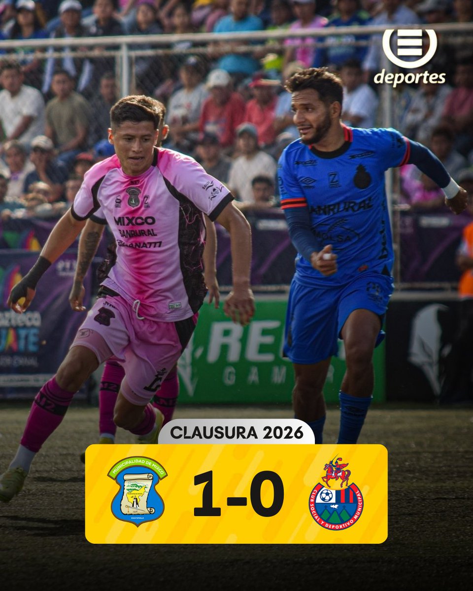 Triunfo de Mixco sobre Municipal, fecha 11 del Clausura 2026  / EU Digital 